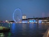London Eye bei Nacht